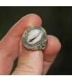 Bague ethnique bijoux argent coquillage cabri Shantilight