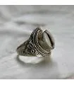 Bague ethnique bijoux argent coquillage cabri Shantilight