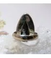 Bague en argent bijou ethnique chic agate dendritique Shantilight