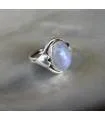 Bague argent bijoux bohème pierre de lune Shantilight