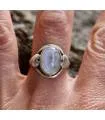 Bague argent bijoux bohème pierre de lune Shantilight