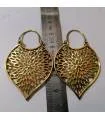 Boucles d'oreilles indiennes en laiton rosace shantilight