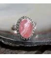 Bagues en argent pierre naturelle rhodochrosite