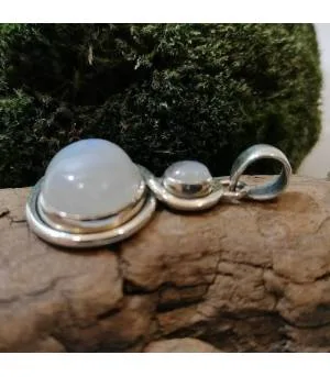 Pendentif Indu Jyoti – Argent 925 & Pierre de Lune