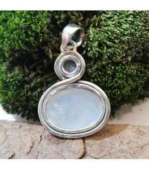 Pendentif Indu Jyoti – Argent 925 & Pierre de Lune