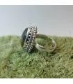 Bague Tejasvi – Argent 925 & Labradorite naturelle