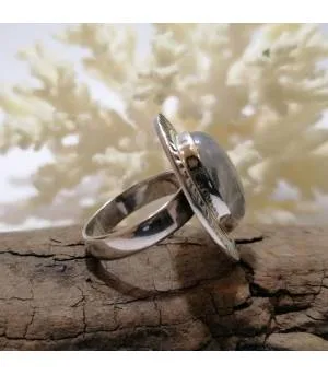 Bague Chandrika – Argent 925 & Pierre de Lune
