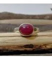 Bagues argent rubis pierre naturelle