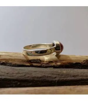 Bagues argent rubis pierre naturelle