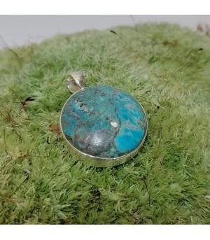 Pendentif Varunī – Argent 925 & Turquoise