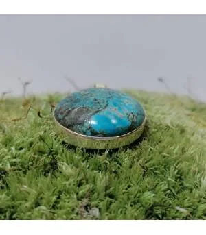 Pendentif Varunī – Argent 925 & Turquoise