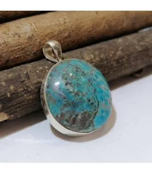 Pendentif Varunī – Argent 925 & Turquoise