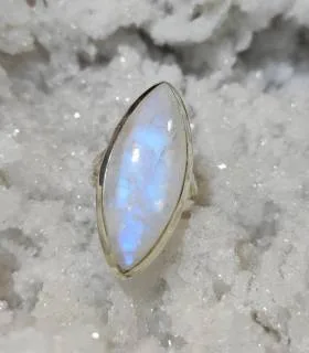 Bague Induvara – Argent 925 & Pierre de Lune