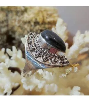 Bague Nila-Shakti – Argent 925 & Labradorite