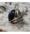 Bague Nila-Kanta – Argent 925 & Labradorite