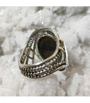 Bague Nila-Kanta – Argent 925 & Labradorite