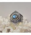 Bague Dharaka – Argent 925 & Labradorite