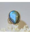 Bague Meghavati – Argent 925 & Labradorite