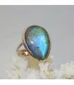 Bague Meghavati – Argent 925 & Labradorite