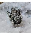 Bague "Ganesh" en argent dieu Indien