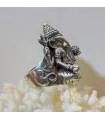 Bague "Ganesh" en argent dieu Indien