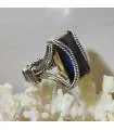 Bague Pravaalya – Argent 925 & Labradorite