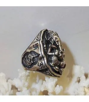 Bague ethnique argent "Ganesh" Shantilight
