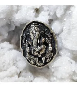 Bague ethnique argent "Ganesh" Shantilight