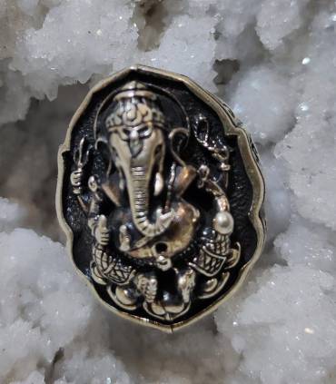 Bague ethnique argent "Ganesh" Shantilight