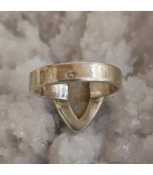 Bague argent corail fossilisé Shantilight