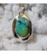 Pendentif Neela-Pravaha – Argent 925 & Turquoise