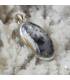 Pendentif argent pierre naturelle d'agate dendritique