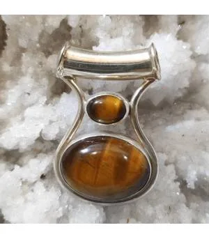 Pendentif ethnique bijoux pierre naturelle