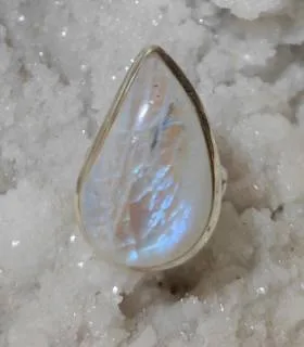 Bague Dhyana-Vidya – Argent 925 & Pierre de Lune