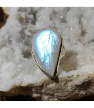 Bague Dhyana-Vidya – Argent 925 & Pierre de Lune