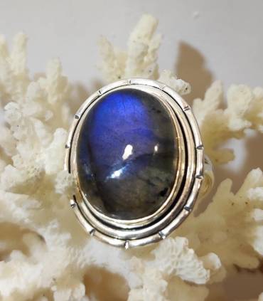 Bague argent labradorite power Shantilight
