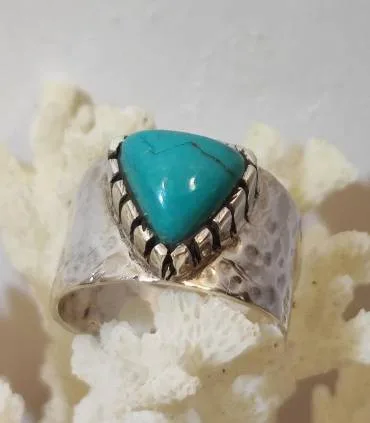 Bague Vahini-Saral – Argent 925 & Turquoise