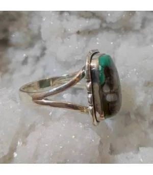 Bague Vasuki-Dhara – Argent 925 & Turquoise