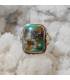 Bague argent bijoux indiens pierre naturelle turquoise Shantilight