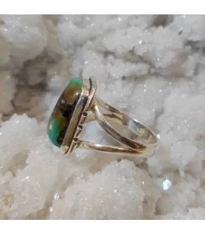 Bague Vasuki-Dhara – Argent 925 & Turquoise