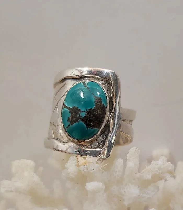 Bague Tso-Yamna – Argent 925 & Turquoise