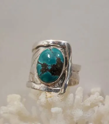 Bague Tso-Yamna – Argent 925 & Turquoise