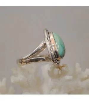 Bague Parama-Turya – Argent 925 & Turquoise