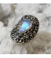 Bague Rajanigandha-Shetra – Argent 925 & Pierre de lune