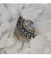 Bague Rajanigandha-Shetra – Argent 925 & Pierre de lune