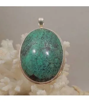 Pendentif Tsangpo – Argent 925 & Turquoise