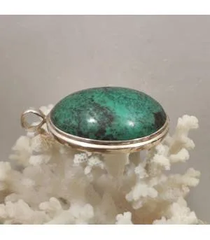 Pendentif Tsangpo – Argent 925 & Turquoise