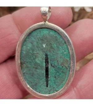 Pendentif Tsangpo – Argent 925 & Turquoise