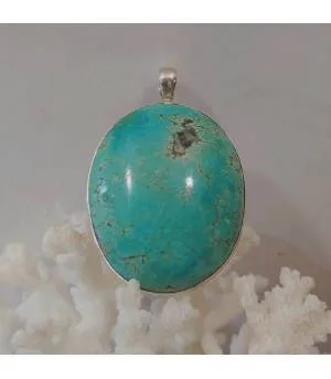 Pendentif Shyama-Roc – Argent 925 & Turquoise