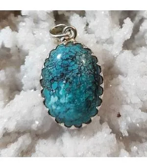 Pendentif Tara-Shilpa – Argent 925 & Turquoise